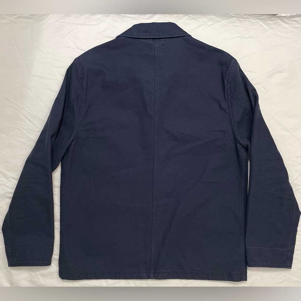 J. Crew Canvas Chore Men's Jacket Navy - Picture 8 of 9